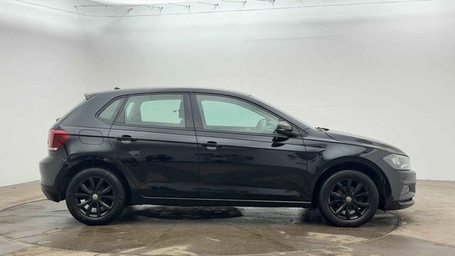Volkswagen Polo 1.0 Se Hatchback HJ68TWX Black #3