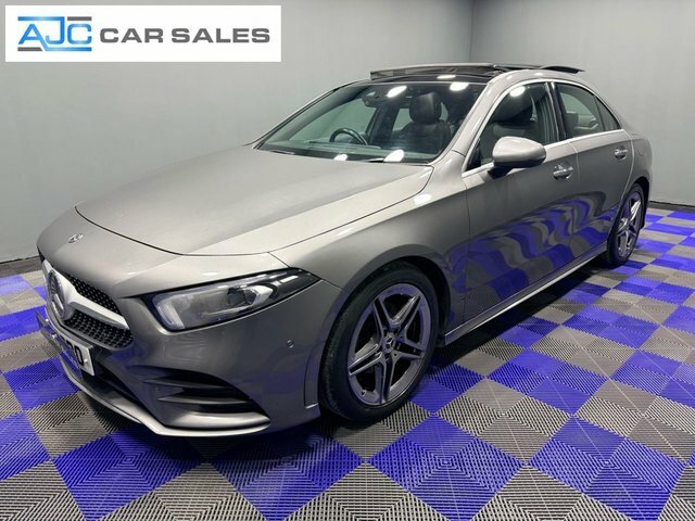 Mercedes-Benz A Class 2019 1.5 A180d Amg Line Premium Plus Saloon Grey