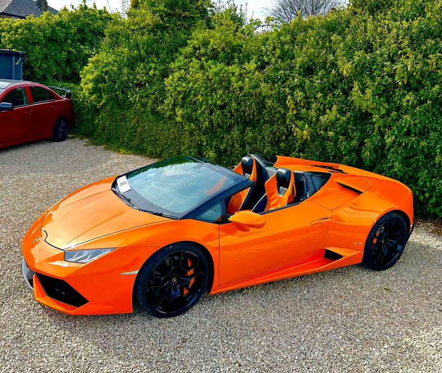 Lamborghini Huracan 5.2L Lp 610-4 Convertible Sem Orange #3