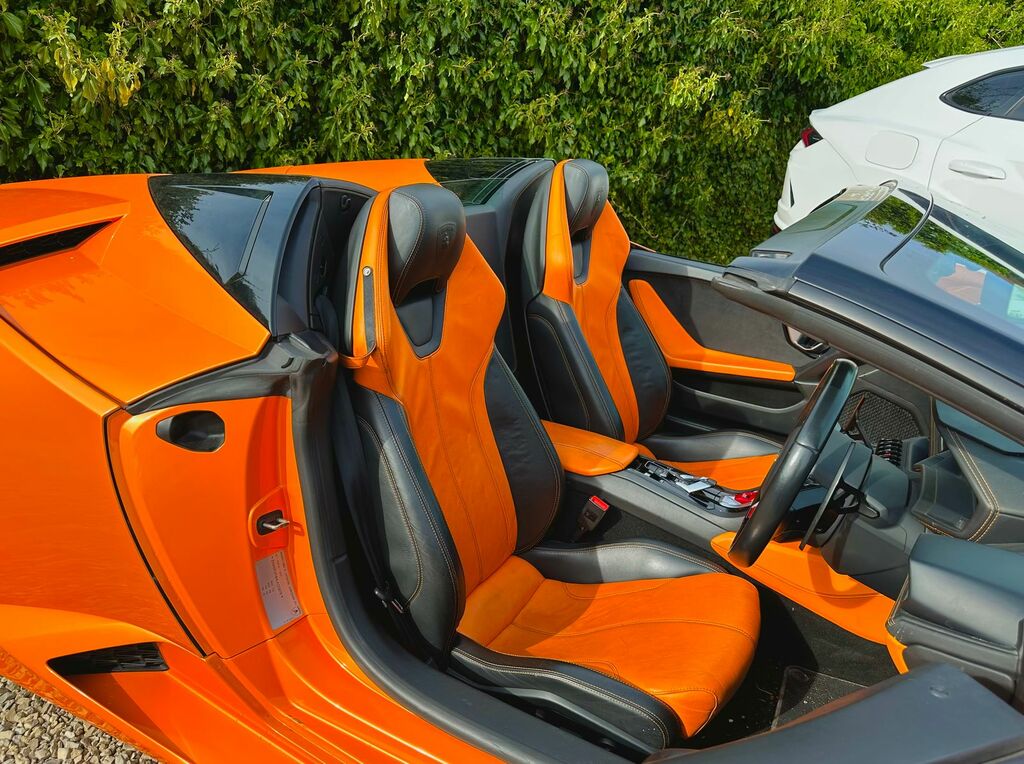Lamborghini Huracan 5.2L Lp 610-4 Convertible Sem Orange #4