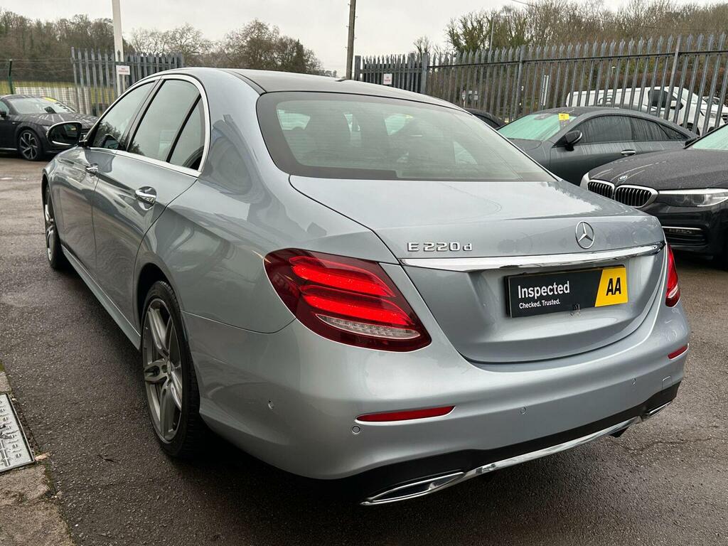 Mercedes-Benz E Class Saloon 2.0 E220d Amg Line Premium G-tronic Euro YN66OWM Silver #6