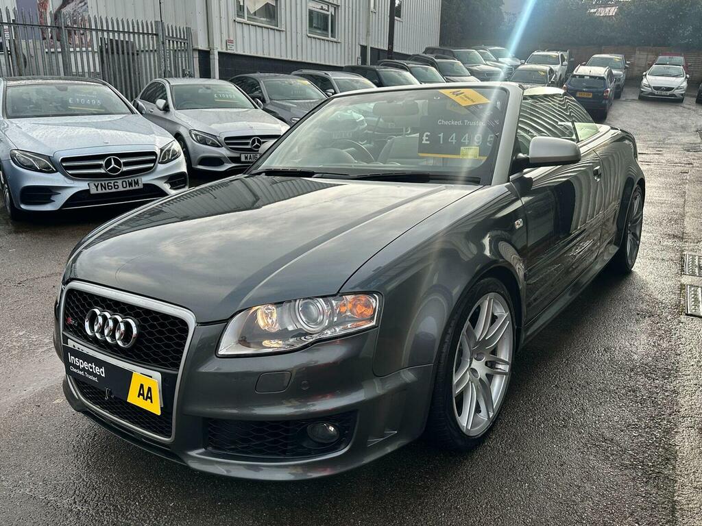 Audi RS4 Cabriolet Rs 4 Quattro Black #6