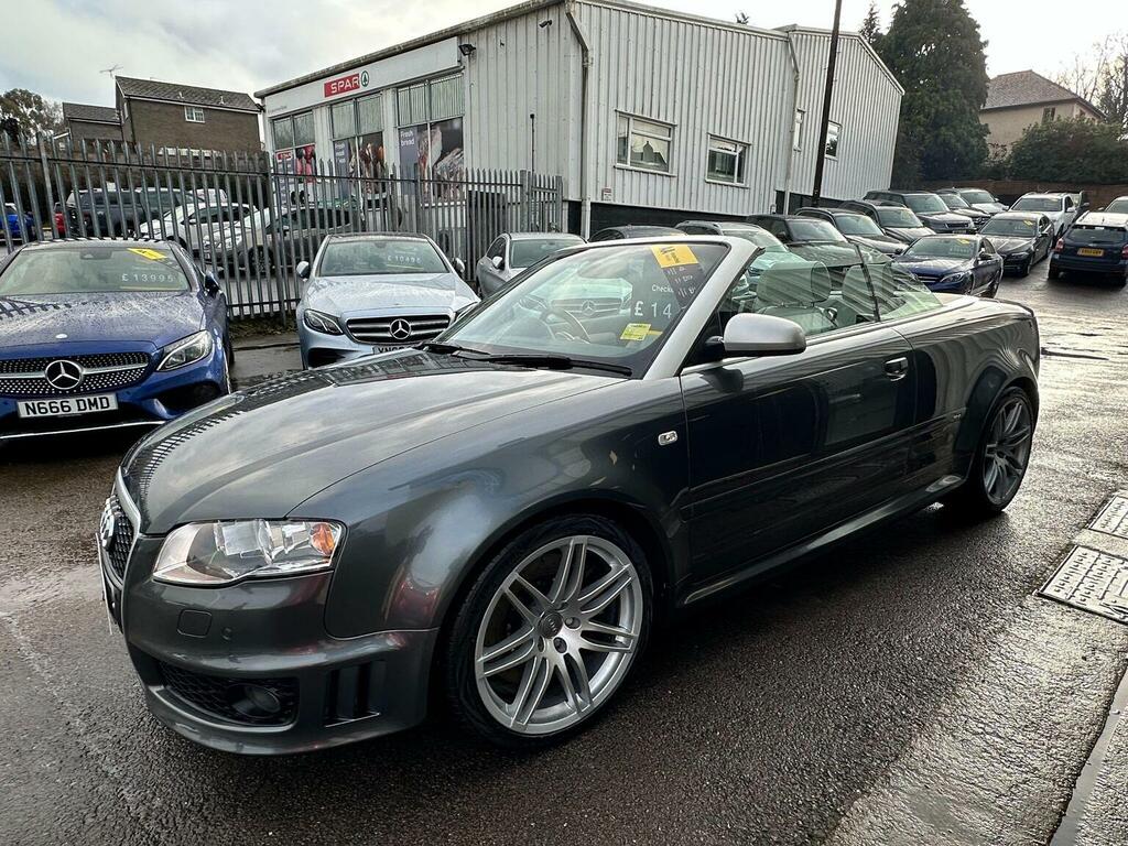 Audi RS4 Cabriolet Rs 4 Quattro Black #7