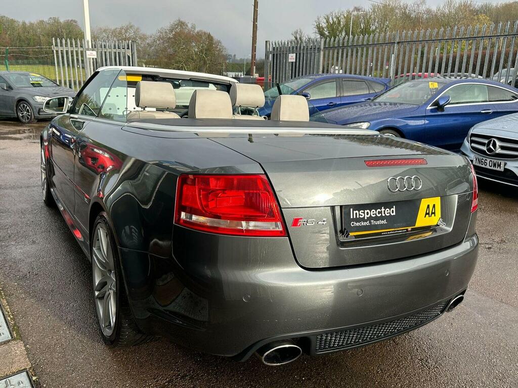 Audi RS4 Cabriolet Rs 4 Quattro Black #10