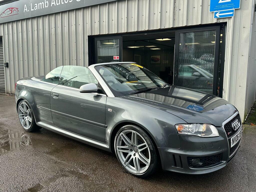 Audi RS4 Cabriolet Rs 4 Quattro Black #3