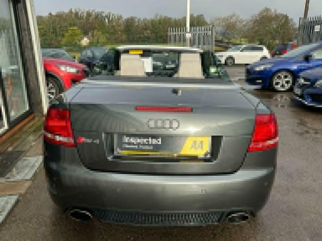 Audi RS4 Cabriolet Rs 4 Quattro Black #12