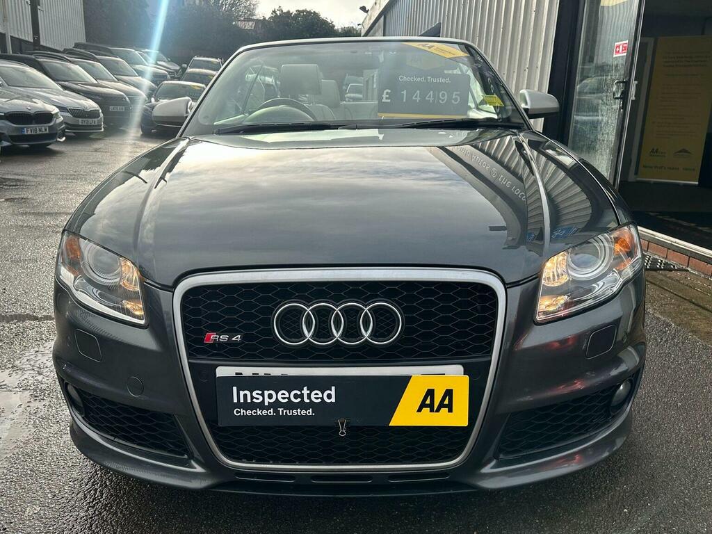 Audi RS4 Cabriolet Rs 4 Quattro Black #5