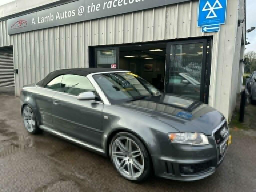 Audi RS4 Cabriolet Rs 4 Quattro Black #4