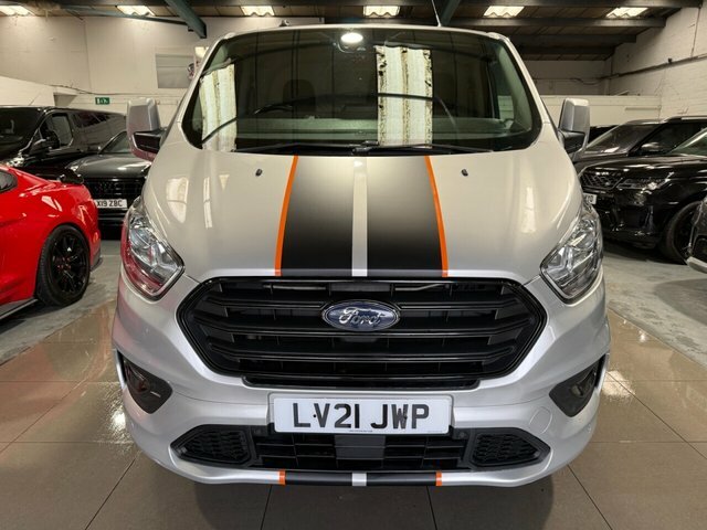 Ford Transit Custom 2021 2.0 290 Ecoblue Sport Panel Van Au LV21JWP Silver #3