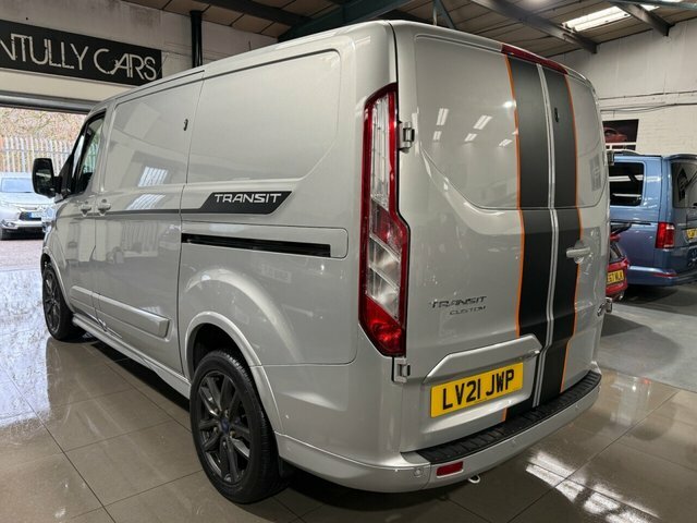 Ford Transit Custom 2021 2.0 290 Ecoblue Sport Panel Van Au LV21JWP Silver #5