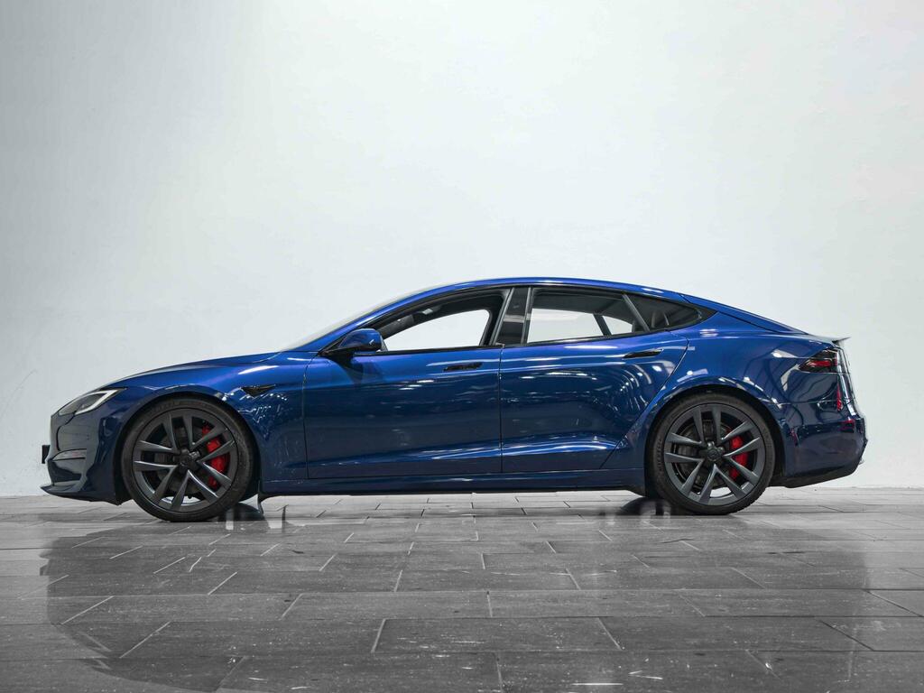 Tesla Model S Tri Motor Plaid Hatchback 4Wde Blue #6
