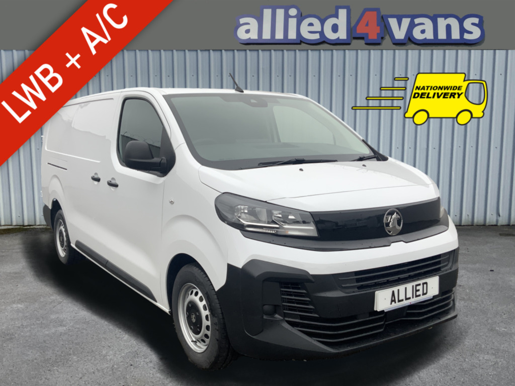 Vauxhall Vivaro L2h1 F2900 XL Prime Air Con Parking Sensors White