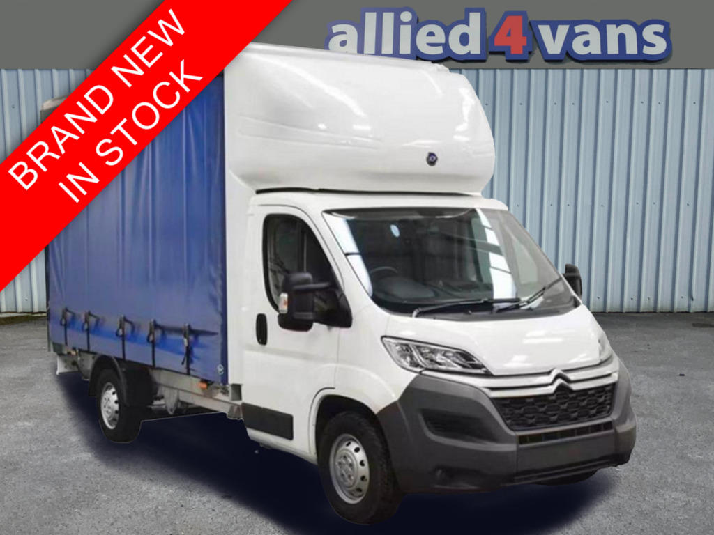Citroen Relay 2.2 140Ps Bluehdi 335 4.1M Curtainsider With 500Kg White
