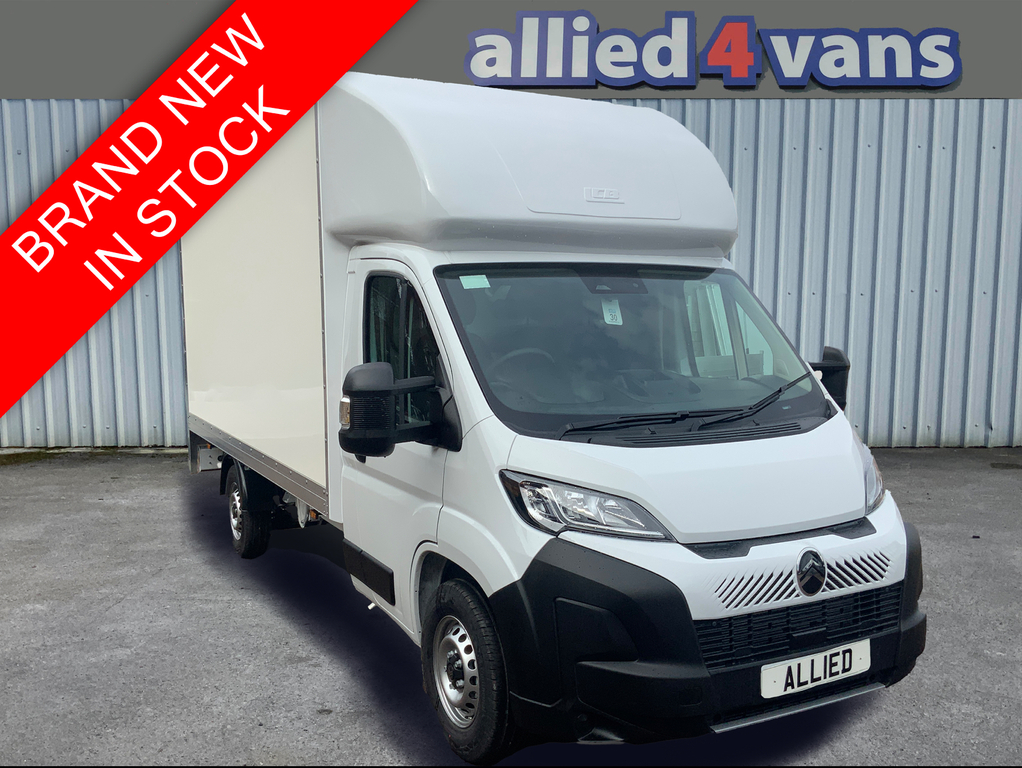 Citroen Relay 2.2 140Ps Bluehdi 335 4.1M Luton 500Kg Lift A White