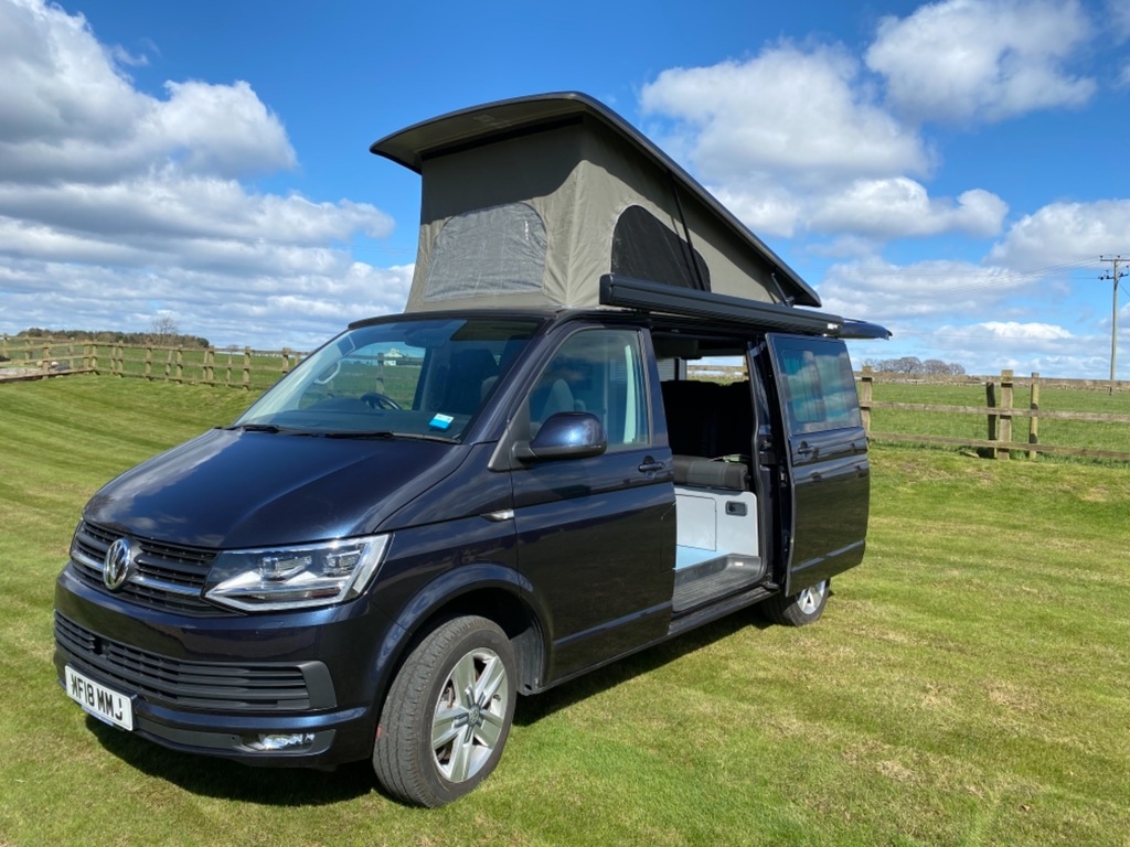 Volkswagen Transporter T30 Tdi Kombi Highline Bmt 204 Dsg 4 Berth Blue #5
