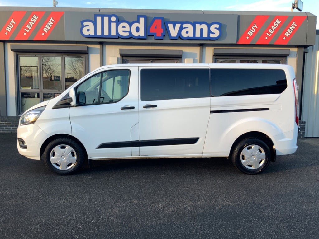 Ford Transit Custom 2.0 130Bhp Ecoblue 320 Trend L2h1 9 Seater L DS22LHP White #2