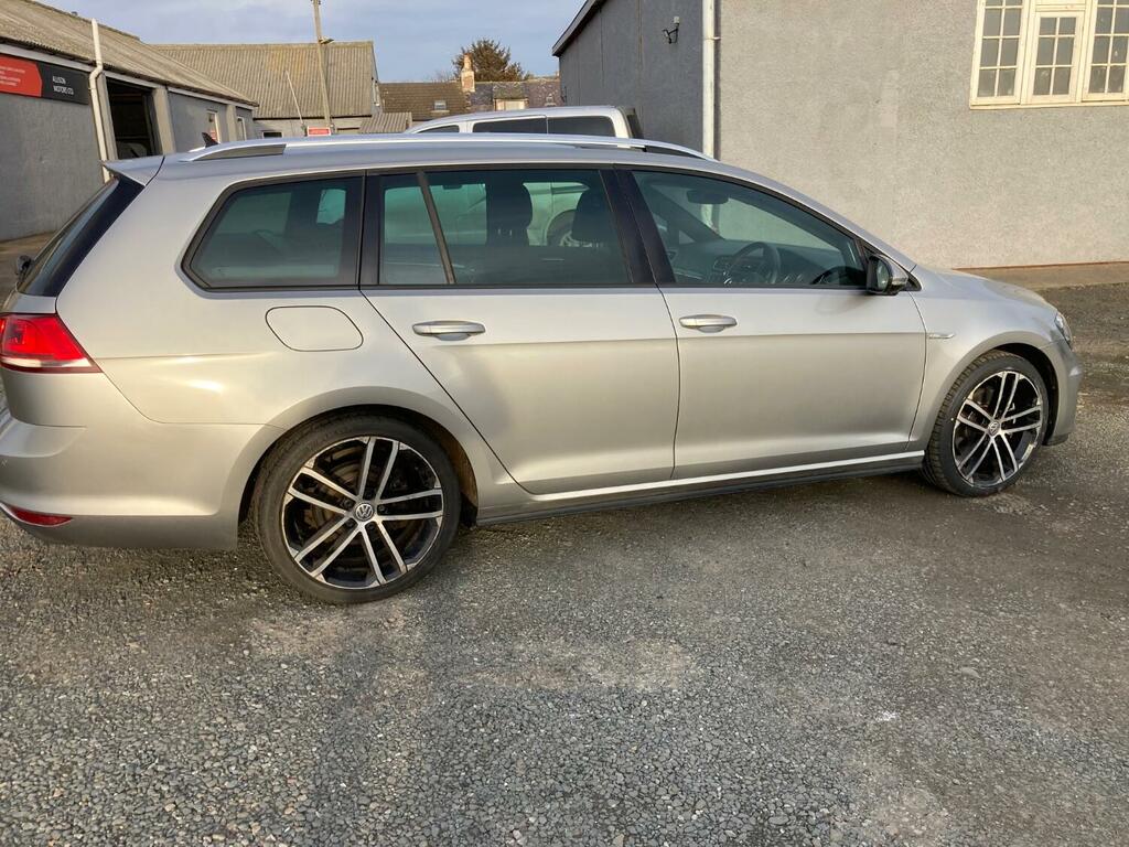 Volkswagen Golf Estate 2.0 Tdi Bluemotion Tech Gtd 2017 YD17OYS Silver #2