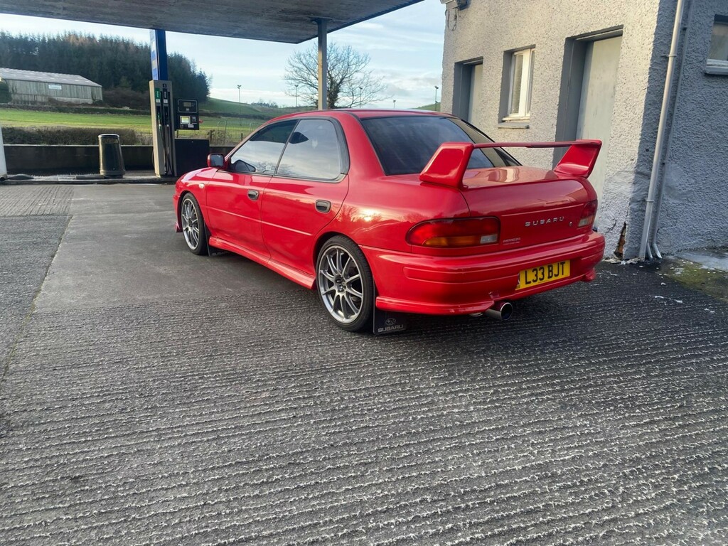Subaru Impreza Saloon 1997 Red #3