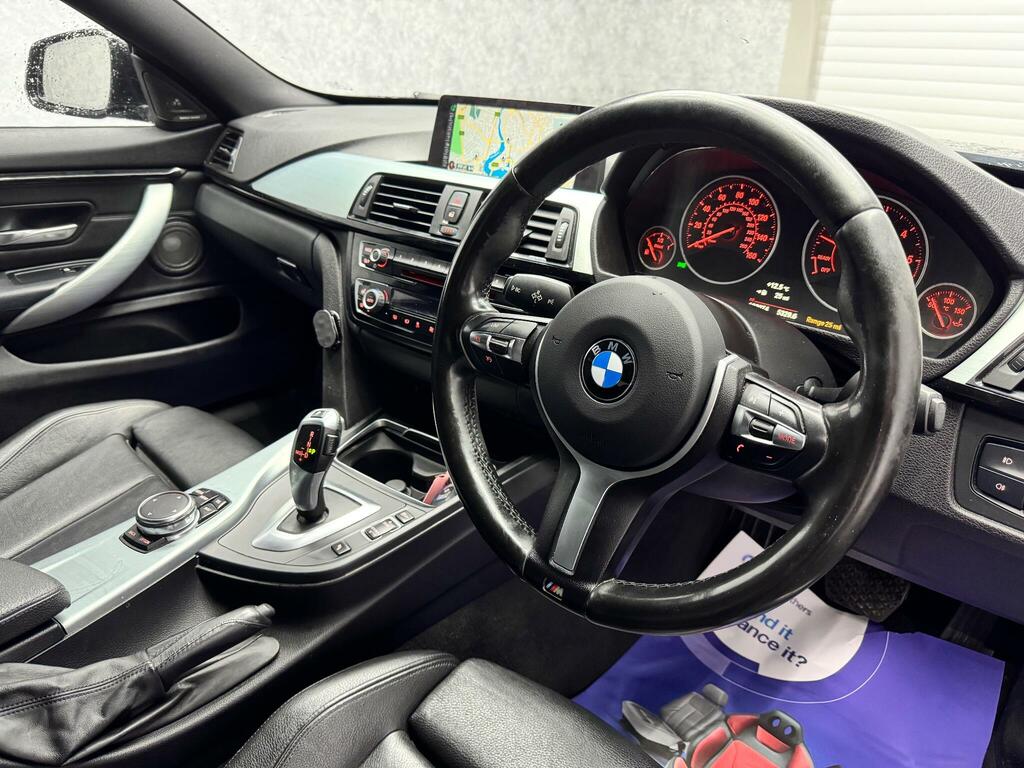 BMW 4 Series Gran Coupe 2.0 420D M Sport Xdrive Euro 6 Ss NB65PFZ Black #2