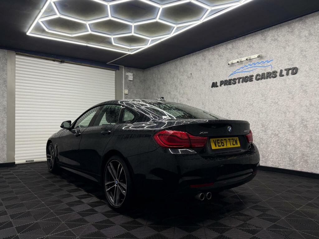 BMW 4 Series Gran Coupe 2.0 420I M Sport Xdrive Euro 6 Ss VE67TZW Black #6