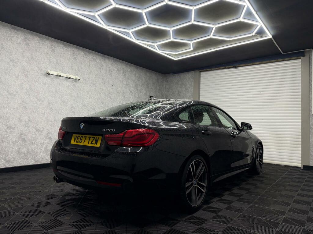 BMW 4 Series Gran Coupe 2.0 420I M Sport Xdrive Euro 6 Ss VE67TZW Black #4