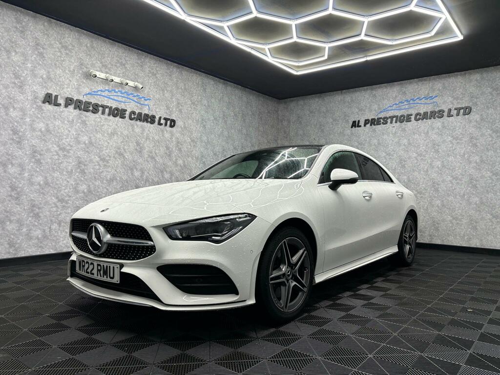 Mercedes-Benz CLA Class 1.3 Cla250e 15.6Kwh Amg Line Premium Plus Coupe White