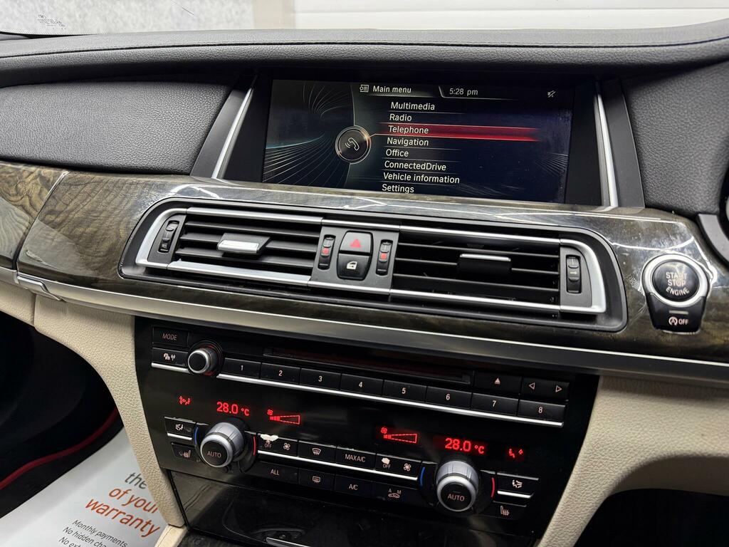BMW 7 Series 3.0 730D M Sport Euro 5 Ss YG13LLA Black #5