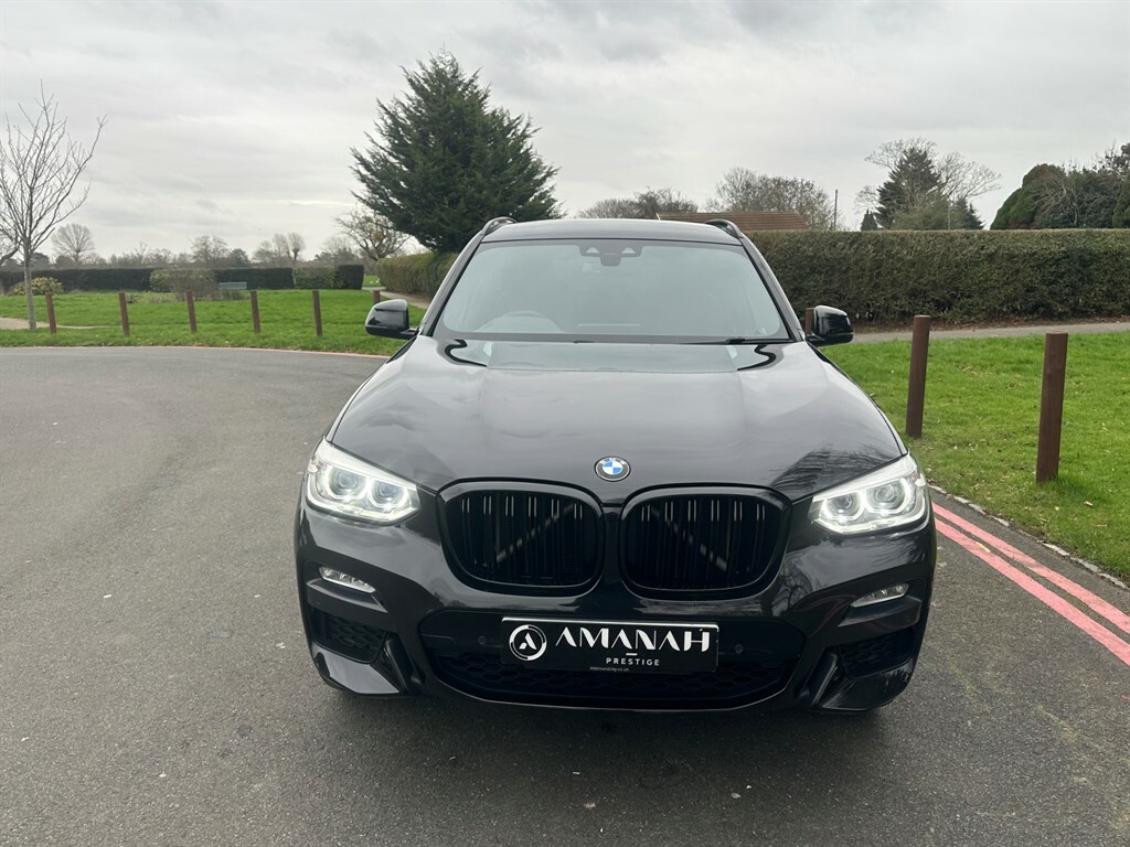 BMW X3 Xdrive20d M Sport FT68EJA Black #4