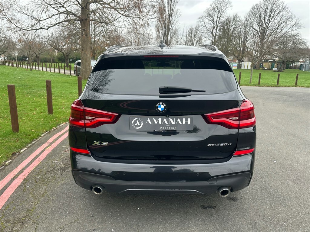 BMW X3 Xdrive20d M Sport FT68EJA Black #5