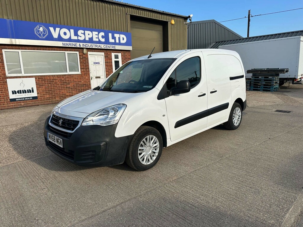 Peugeot Partner Bluehdi 854 Professional Panel Van L MV68WGN White #3