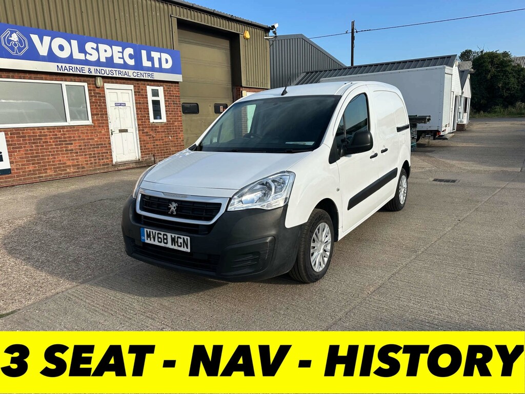 Peugeot Partner Bluehdi 854 Professional Panel Van L White