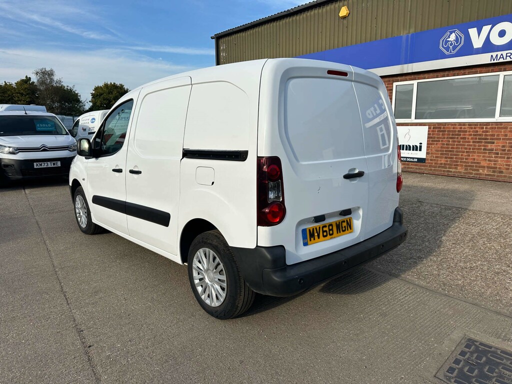 Peugeot Partner Bluehdi 854 Professional Panel Van L MV68WGN White #6