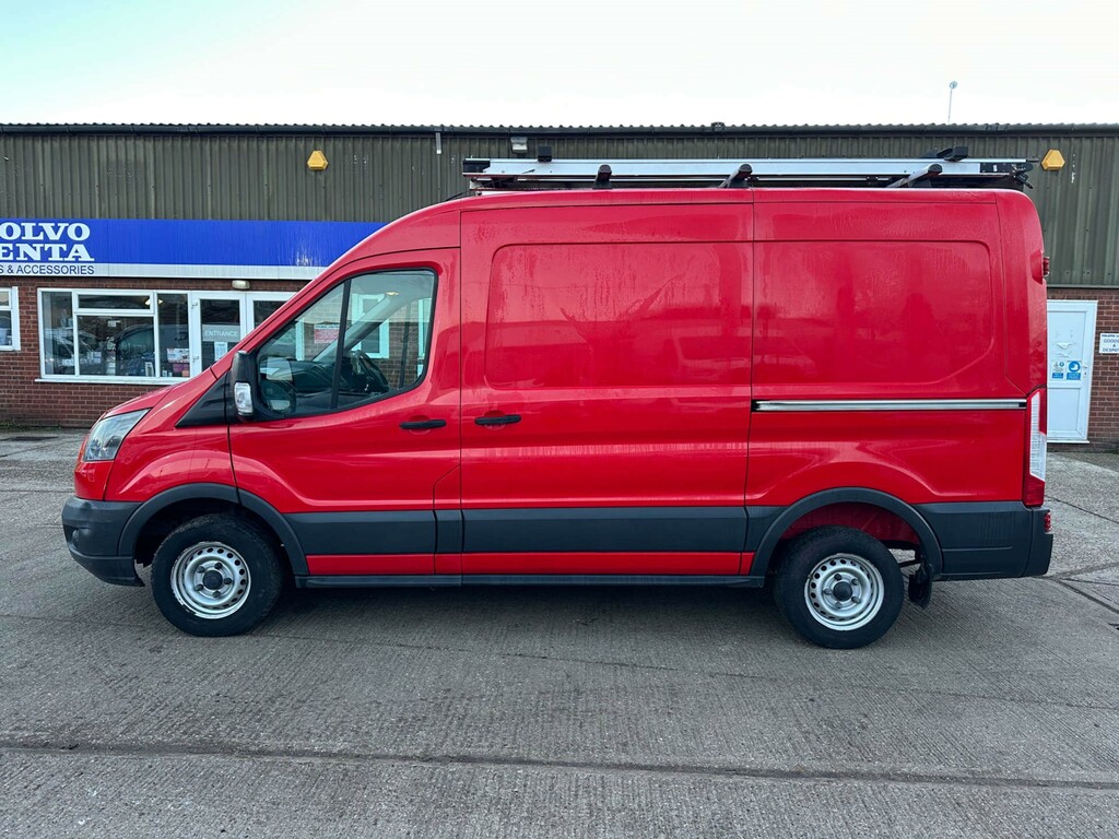 Ford Transit Custom 310 Ecoblue Panel Van Fwd L2 H2 Euro DY66VOD Red #4