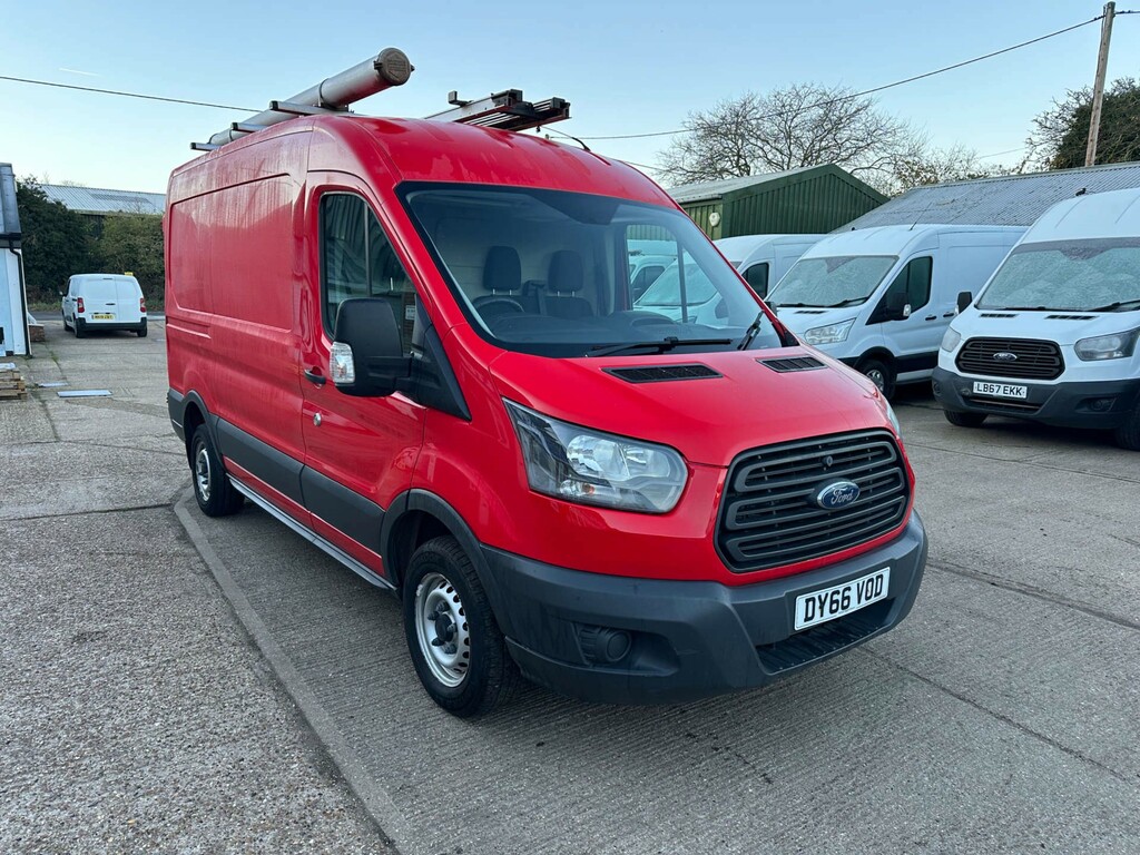 Ford Transit Custom 310 Ecoblue Panel Van Fwd L2 H2 Euro DY66VOD Red #2