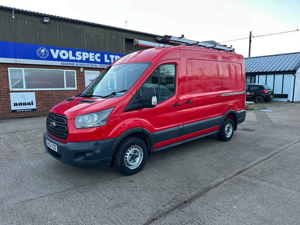 Ford Transit Custom 310 Ecoblue Panel Van Fwd L2 H2 Euro DY66VOD Red #3