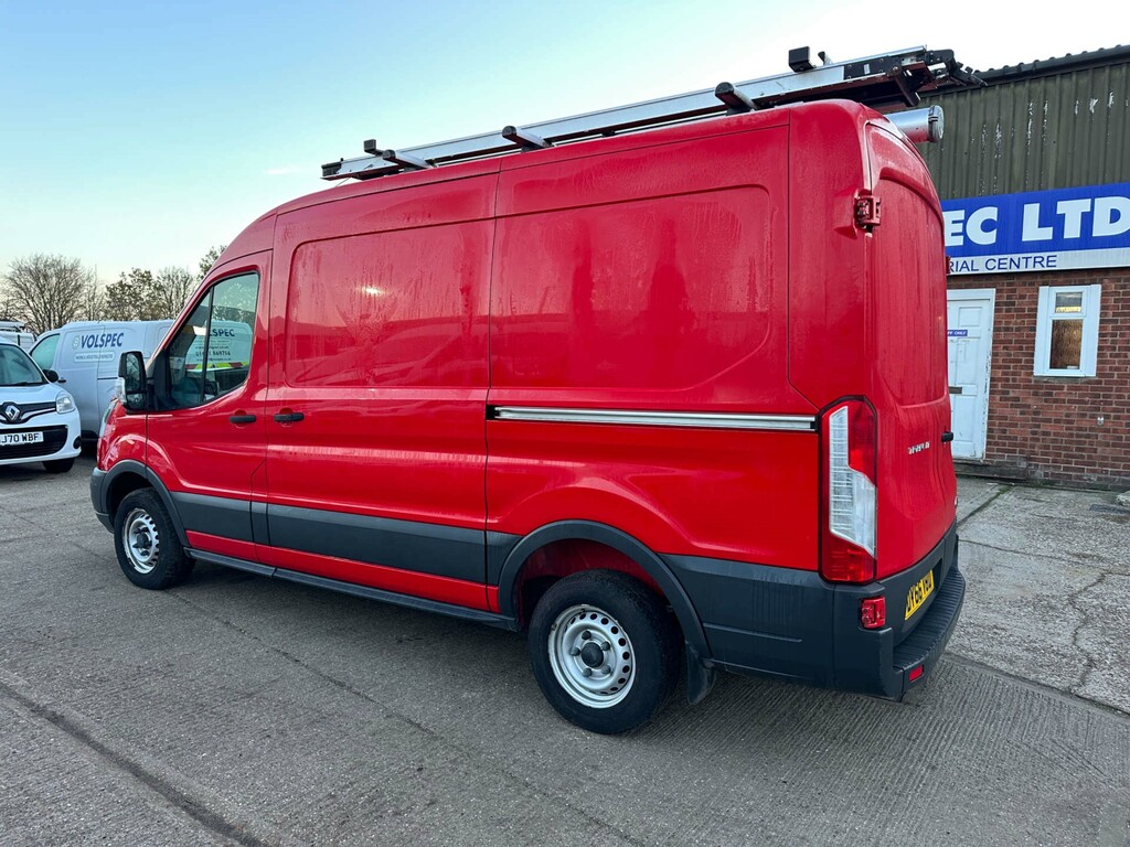 Ford Transit Custom 310 Ecoblue Panel Van Fwd L2 H2 Euro DY66VOD Red #5