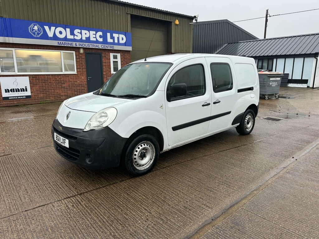 Renault Kangoo Maxi Maxi Ll21 Dci Crew Van Fwd L3 H1 BG11LXF White #3