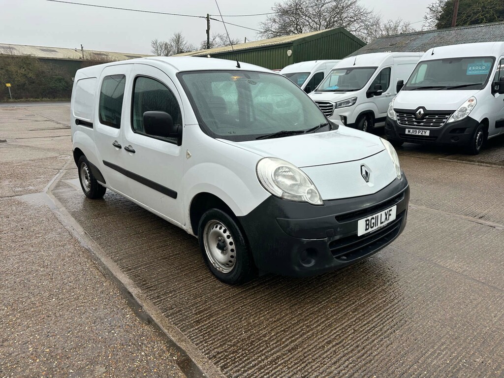 Renault Kangoo Maxi Maxi Ll21 Dci Crew Van Fwd L3 H1 BG11LXF White #2