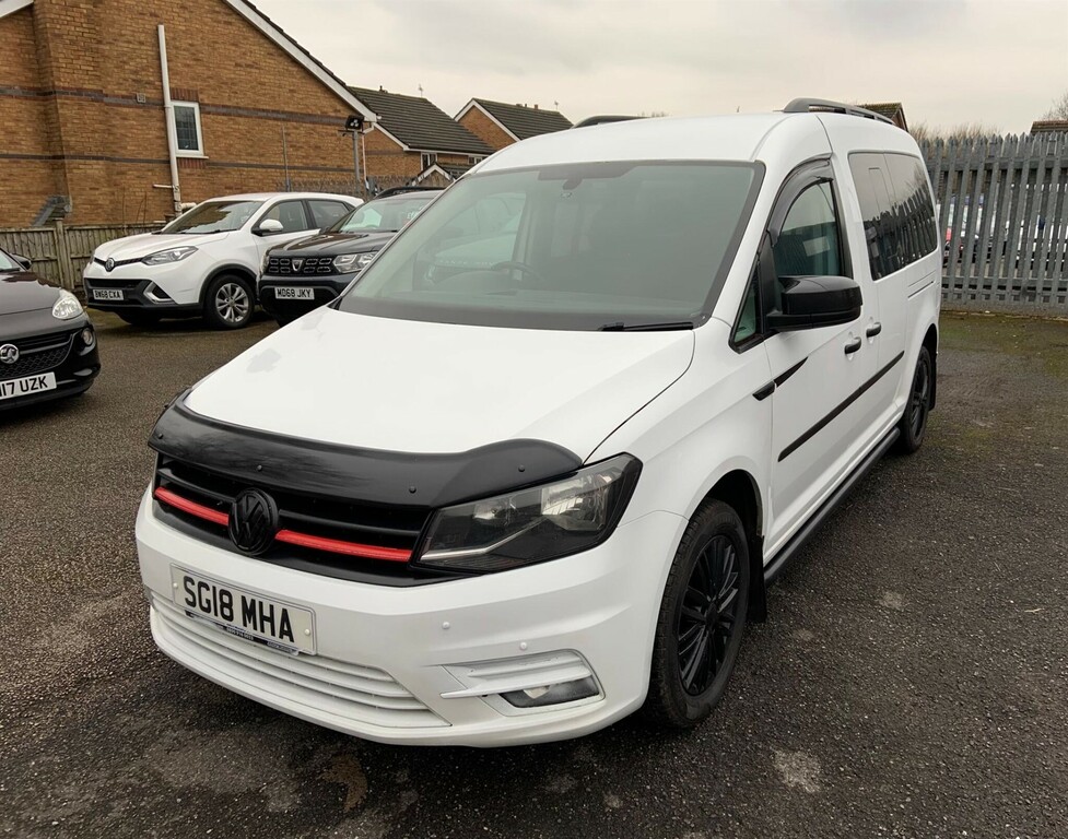 Volkswagen Caddy Maxi Life 2.0 Tdi Bluemotion Tech Dsg Euro 6 Ss SG18MHA White #3