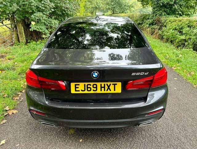 BMW 5 Series 2.0 520D Mht M Sport Saloon Hybrid Black #5