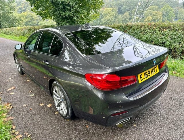 BMW 5 Series 2.0 520D Mht M Sport Saloon Hybrid Black #3