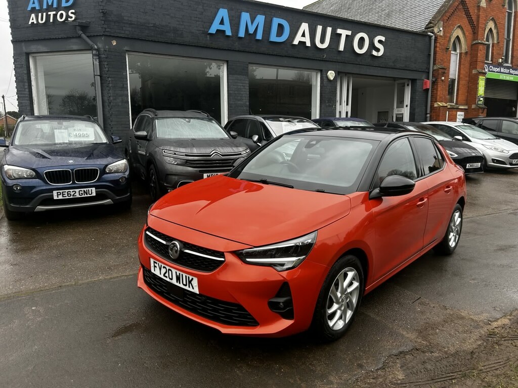 Vauxhall Corsa Hatchback 1.2 Turbo Sri Nav Premium 2020 Orange