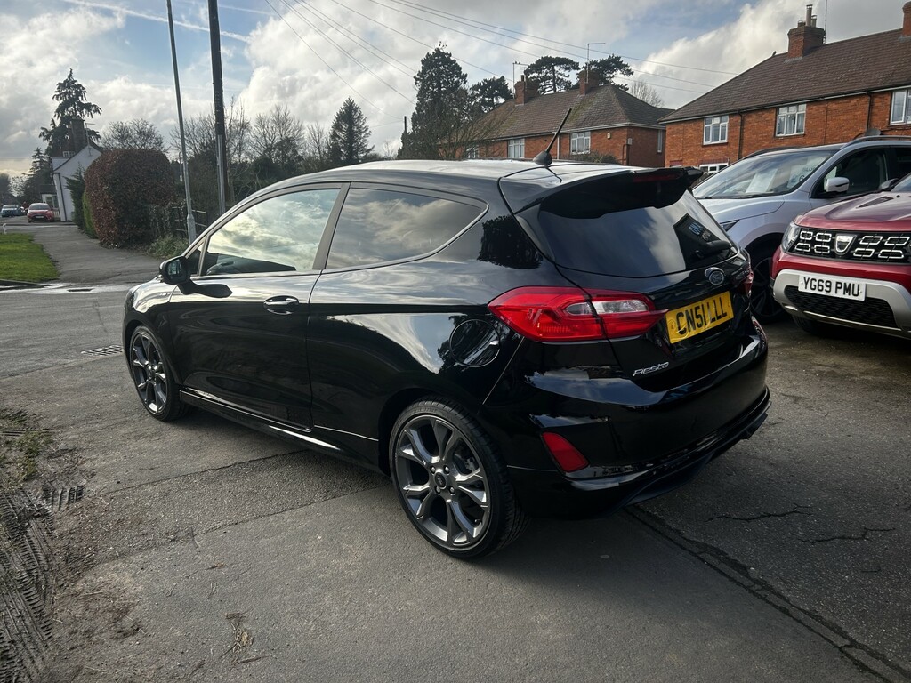 Ford Fiesta Hatchback 1.0 T Ecoboost St-line 2018 CN51LLL Black #3