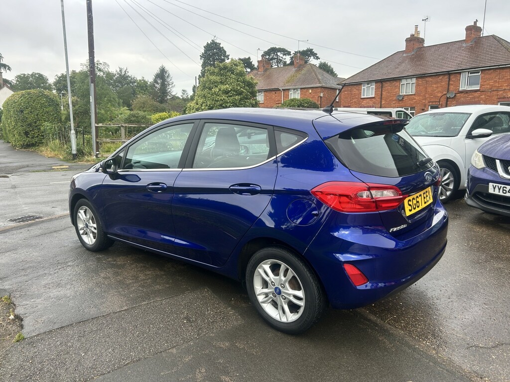 Ford Fiesta Hatchback 1.0 T Ecoboost Zetec 2017 SG67EEA Blue #3