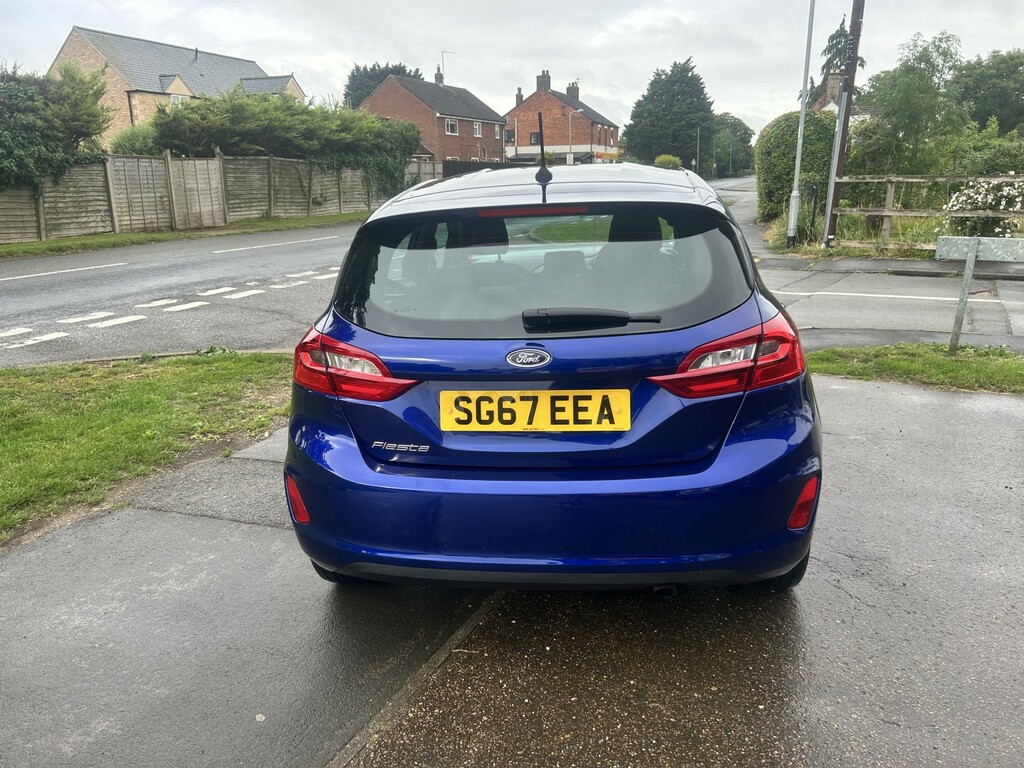 Ford Fiesta Hatchback 1.0 T Ecoboost Zetec 2017 SG67EEA Blue #4