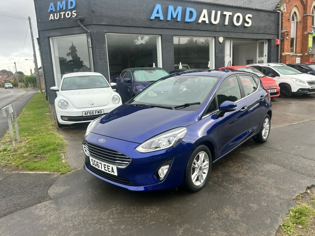 Ford Fiesta Hatchback 1.0 T Ecoboost Zetec 2017 Blue