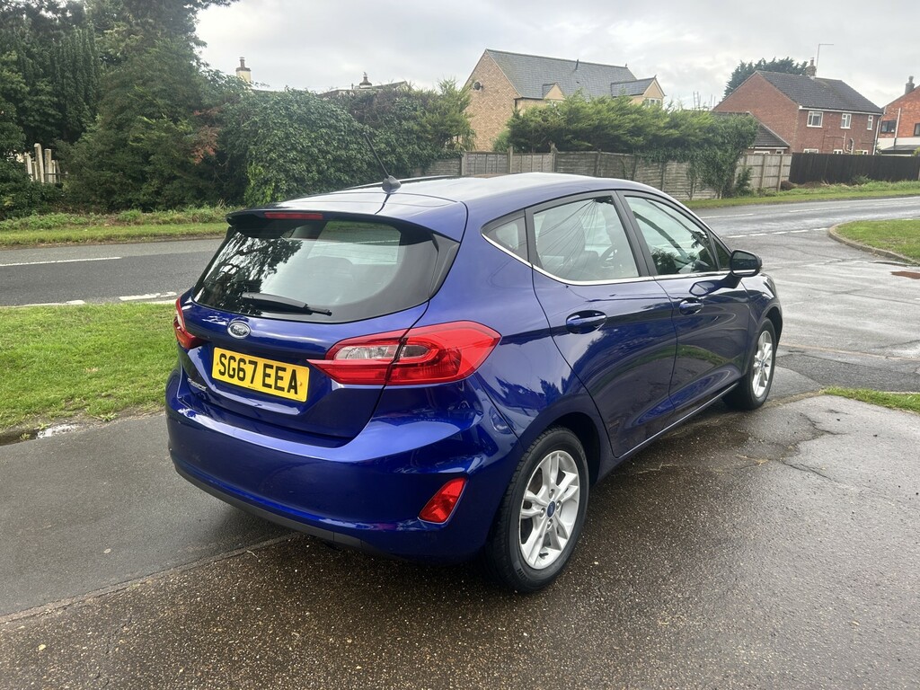 Ford Fiesta Hatchback 1.0 T Ecoboost Zetec 2017 SG67EEA Blue #5