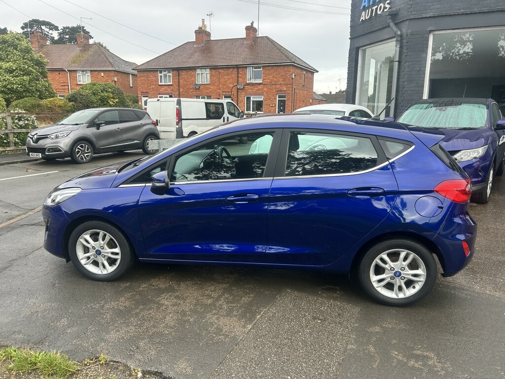 Ford Fiesta Hatchback 1.0 T Ecoboost Zetec 2017 SG67EEA Blue #2
