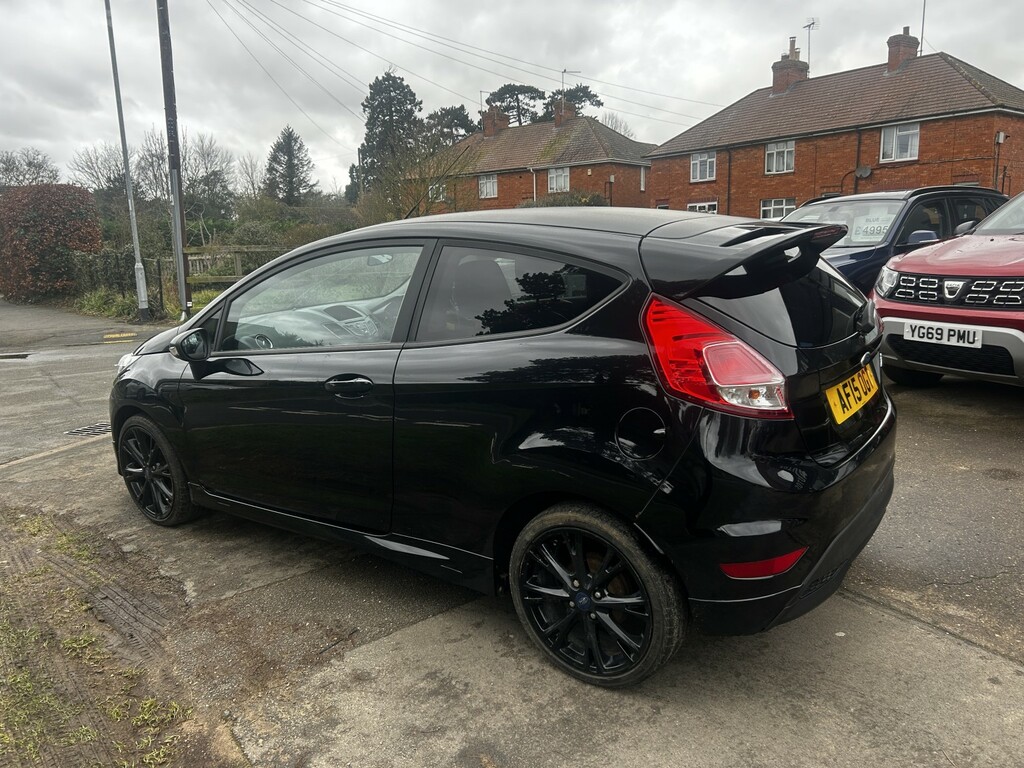 Ford Fiesta Hatchback 1.0 T Ecoboost Zetec S Black Edition 20 AF15OGT Black #3