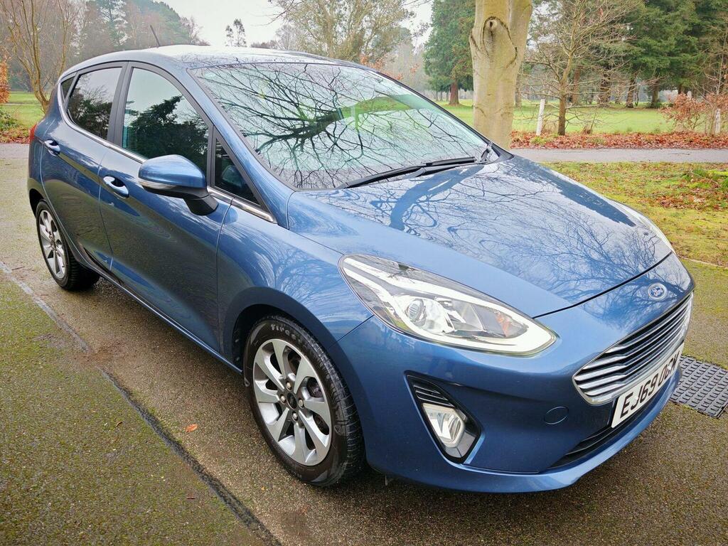 Ford Fiesta Hatchback 1.0T Ecoboost Titanium Euro 6 Ss Blue